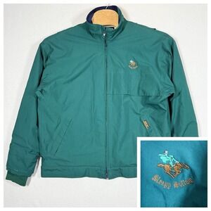Zero Restriction Gore-Tex Jacket Mens Large Vintage Green Sleepy Hollow Lined